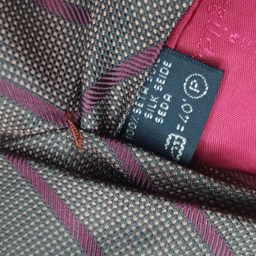 Ermenegildo Zegna 100% silk Tie Made in Italy - Picture 4 of 9